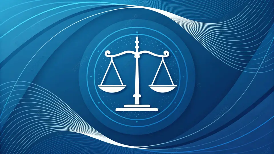 pngtree-law-and-justice-concept-with-scales-on-abstract-blue-background-image_20264656
